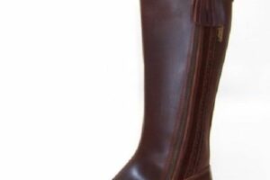 Bota alta montería piel