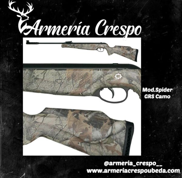 Carabina Plomos Norica CL.4.5 Mod.Spider GRS Camo