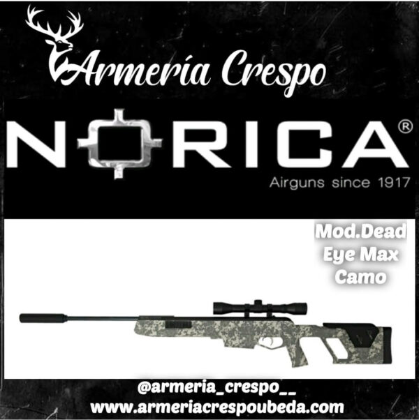 Carabina Plomos Norica CL.4.5 Mod.Dead Eye Max Camo