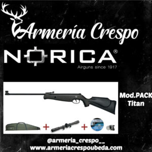 Carabina Plomos Norica CL.4.5 Mod. PACK Titan