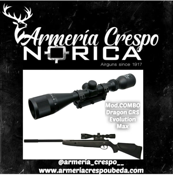 Carabina Plomos Norica CL.4.5 Mod.COMBO Dragon GRS Evolution Max