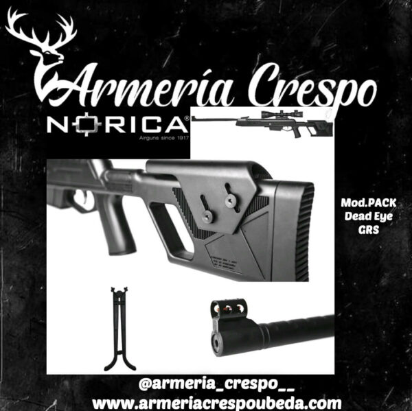 Carabina Plomos Norica CL.4.5 Mod.PACK Dead Eye GRS