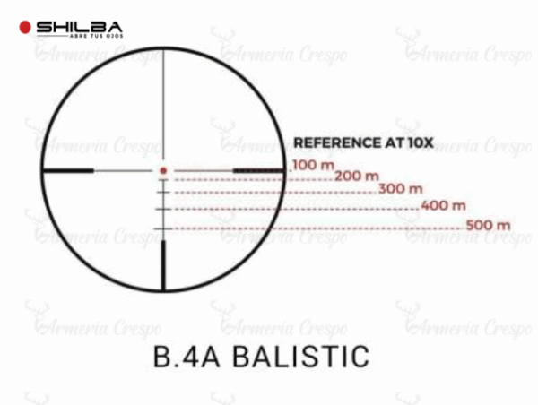 Visor Gold Medal 2,5-10x50 Shilba - Imagen 4