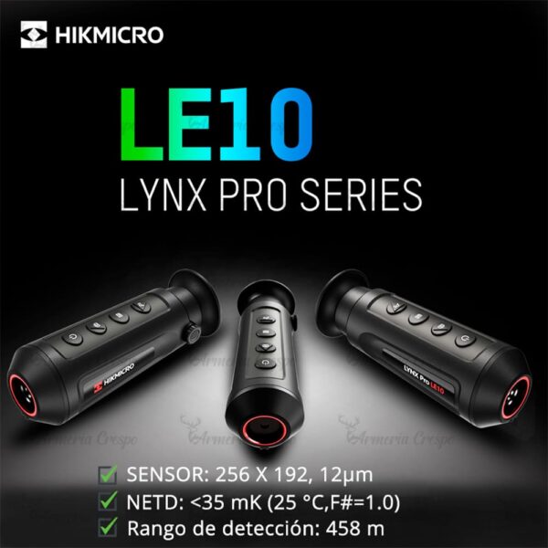 MONOCULAR TÉRMICO LINX PRO LE10 HIKMICRO
