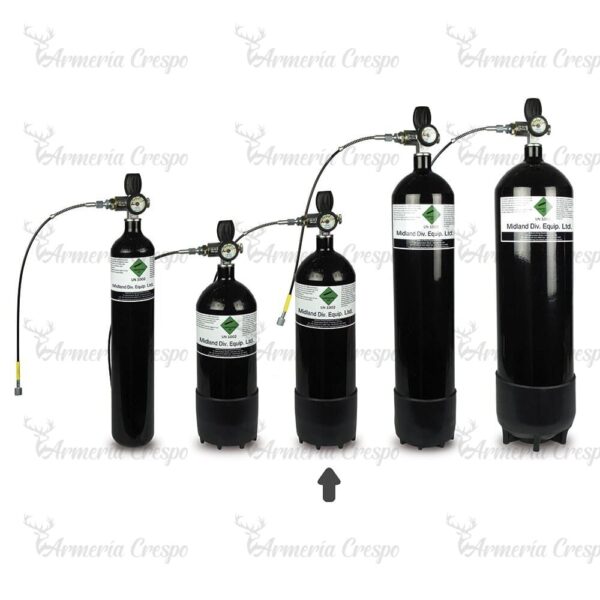 BOTELLA 4 LITROS PCP 300 BARES KIT COMPLETO