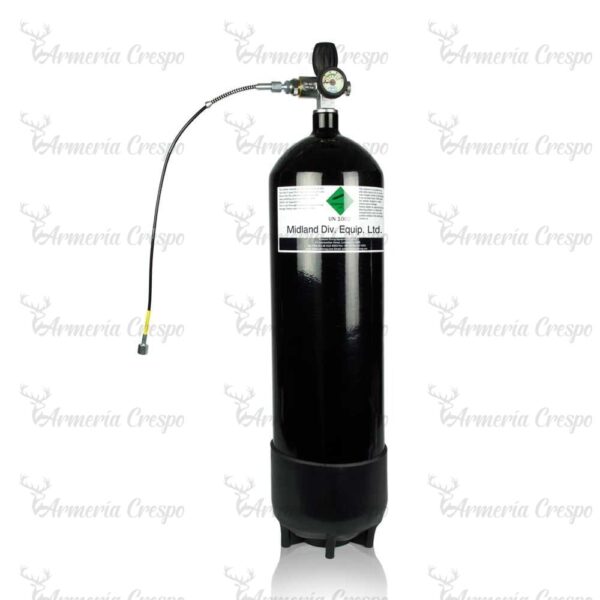 BOTELLA 12 LITROS PCP 300 BARES KIT COMPLETO