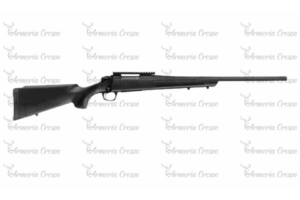 Rifle CVA Cascade con culata sintética negra, raíl Picatinny y cañón Cerakote roscado.