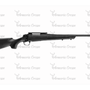 Rifle CVA Cascade con culata sintética negra, raíl Picatinny y cañón Cerakote roscado.