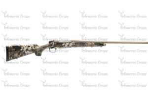 Rifle CVA Cascade Wideland con culata camuflada Wideland y cañón Cerakote bronce.