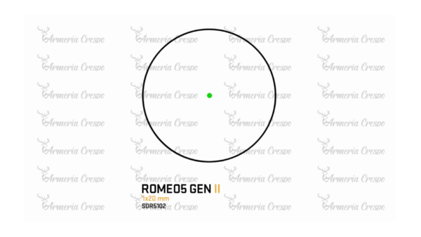 Visor punto rojo Sig Sauer Romeo 5 Gen II 2 MOA con tecnología MOTAC e IPX7