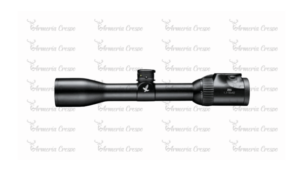Visor Swarovski Z6i 1,7-10x42 con torreta balística y tubo central de 30 mm.
