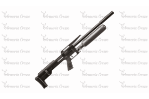 Carabina PCP Arcea-Snowpeak M60B con botella de carbono, cargador 20 balines y culata ajustable (calibre 5,5).