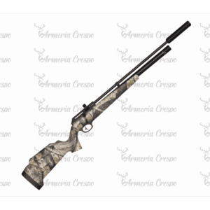 Carabina Arcea-Snowpeak PR900 Gen 3 Camo con depósito 130cc, regulador y silenciador montado.