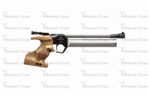 Pistola PCP Arcea Voguel-26 monotiro 4,5 mm con depósito 78cc y empuñadura de madera.