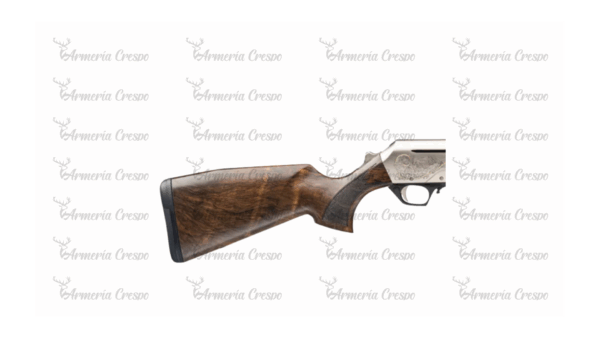 Rifle semiautomático Browning BAR 4X Ultimate con cañón roscado y culata de madera.