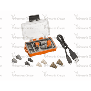 Tapones auditivos electrónicos 3M Peltor EEP-100 con estuche de carga USB