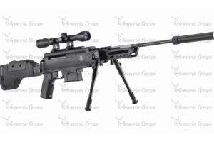 Carabina Sniper Norica con visor y bípode incluidos